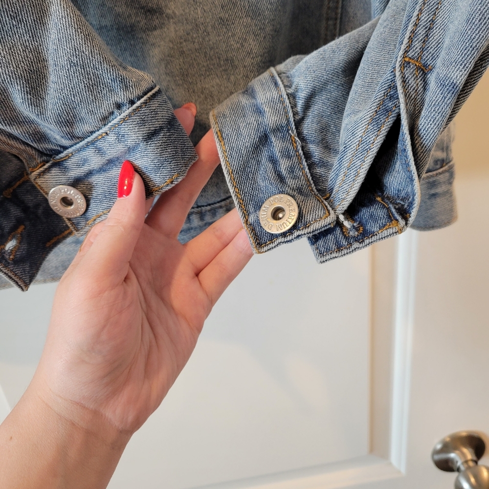 Embroidered Denim Jacket - Picture 16 of 16